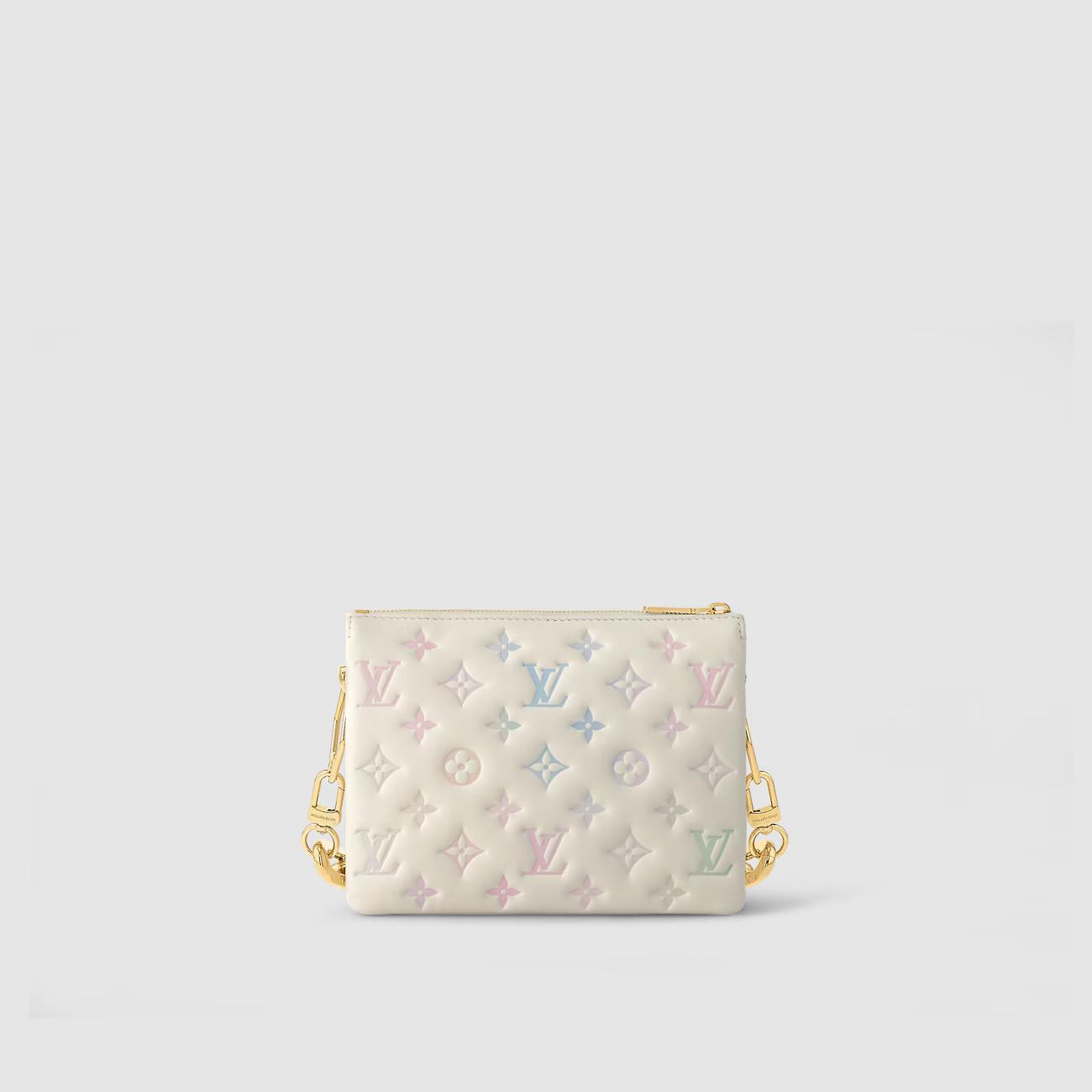 Túi Louis Vuitton Coussin BB H27 Nữ Kem